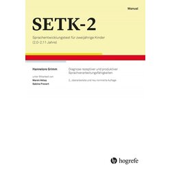 SETK-2 Sprachentwicklungstest f�r zweij�hrige Kinder, Manual