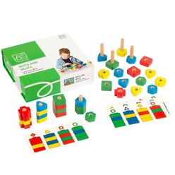 Schrauben und Muttern, Feinmotorikspiel, 3-6 Jahre