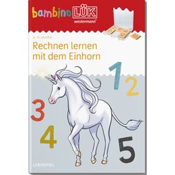 bambinoL�K Rechnen lernen mit dem Einhorn, �bungsheft, 4-6 Jahre