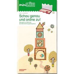 miniL�K Schau genau und ordne zu!, �bungsheft, ab 4 Jahre
