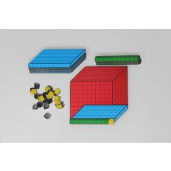 3D Dezimalrechensatz magnetisch, 54 Teile aus MAG-Pap�, im Karton