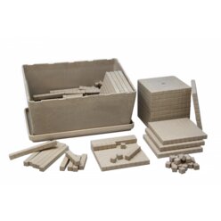 Erweitertes Dienes Grundsortiment naturfarben (151 Teile) aus RE-Wood�