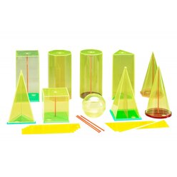 K�rperformensatz 15cm, 10 Geok�rper aus RE-Plastic� (38 Teile)