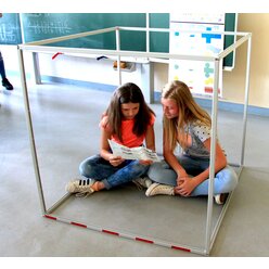 Kubikmeter mit Einteilung aus RE-Plastic�, Bausatz mit Profilst�ben, ab 6 Jahre