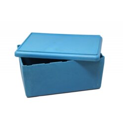 RE-Wood� Box mit Deckel 25 x 18 x 11,5 cm - 4 l, blau, im Karton