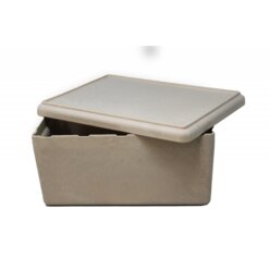 RE-Wood� Box mit Deckel 25 x 18 x 11,5 cm - 4 l, naturfarben, im Karton