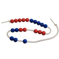 Rechenkette rot/blau 20er Zahlenraum 5er Schritte aus RE-Plastic (5 St�ck)